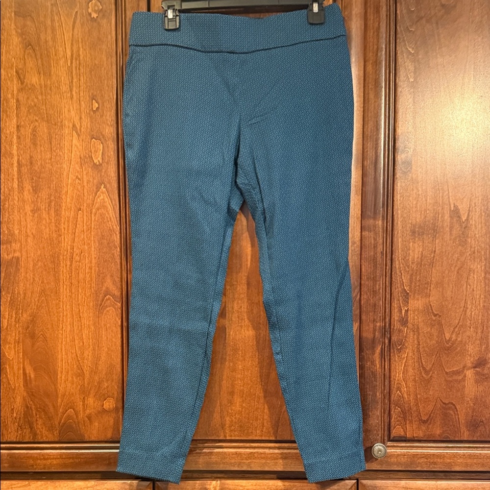 Worthington Petite Navy Patterned Jeggings